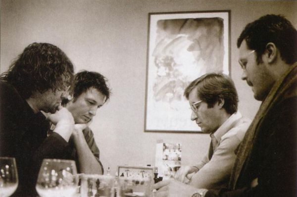 From left to right: Alexander Kniazev, Boris Berezovsky, Nikolai Lugansky,Vadim Repin.